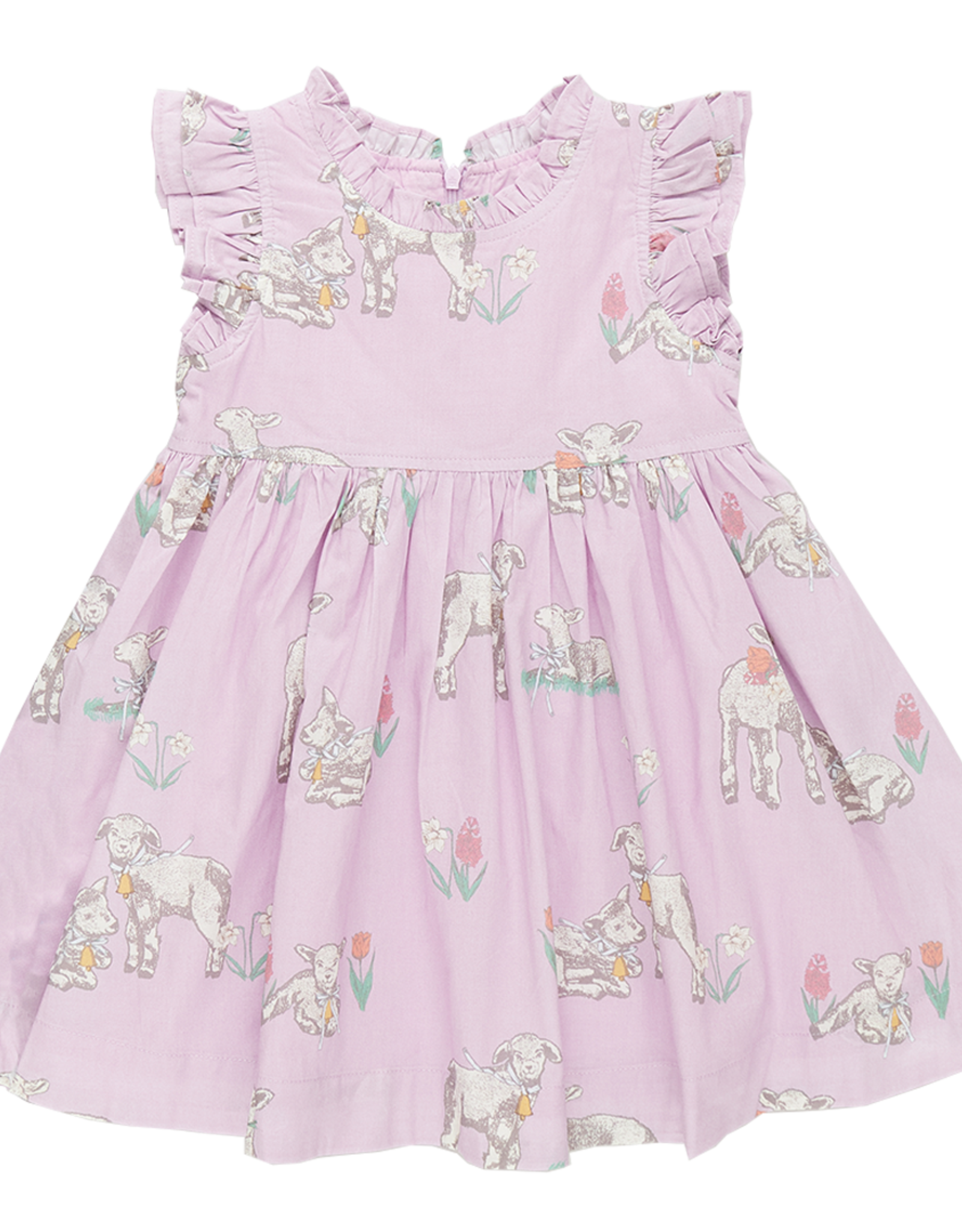 Pink Chicken girls leila dress - lavender lambs
