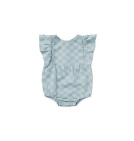 Rylee + Cru Inc. KALEA ROMPER || BLUE CHECK