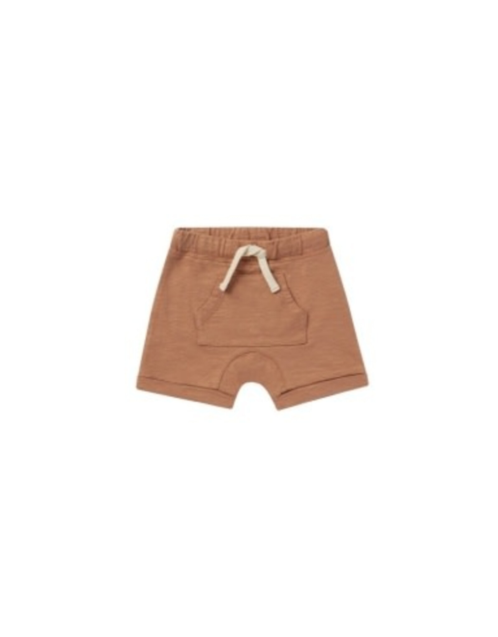 Rylee + Cru Inc. FRONT POUCH SHORT || CLAY