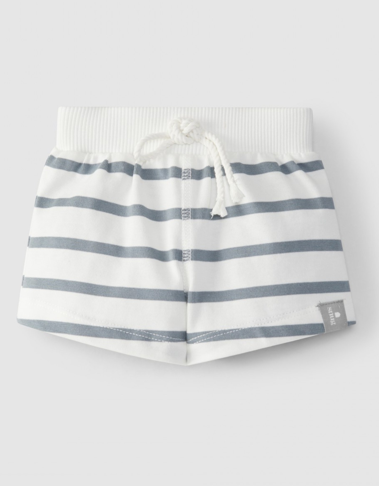 Snug indigo stripe shorts