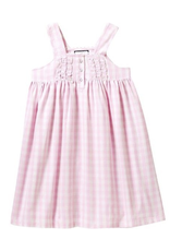 petite plume charlotte nightgown- pink gingham