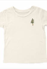 Tiny Whales leave it better tee- natural