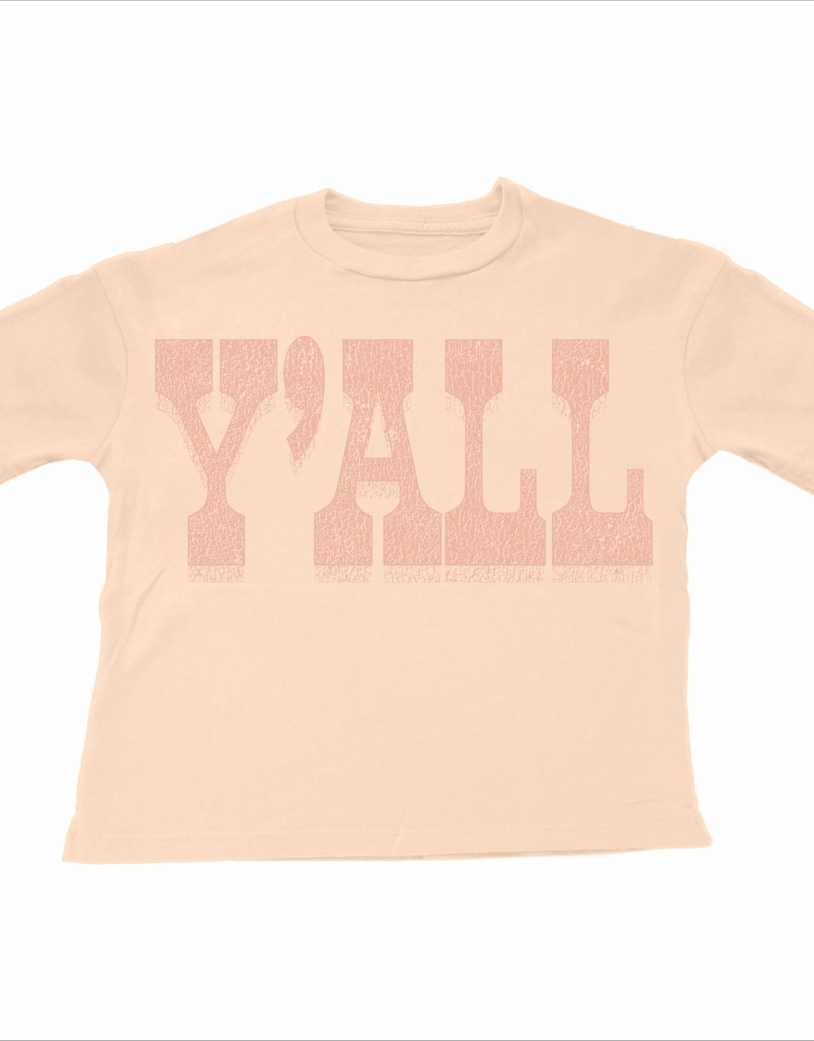 Tiny Whales y'all super tee- pink