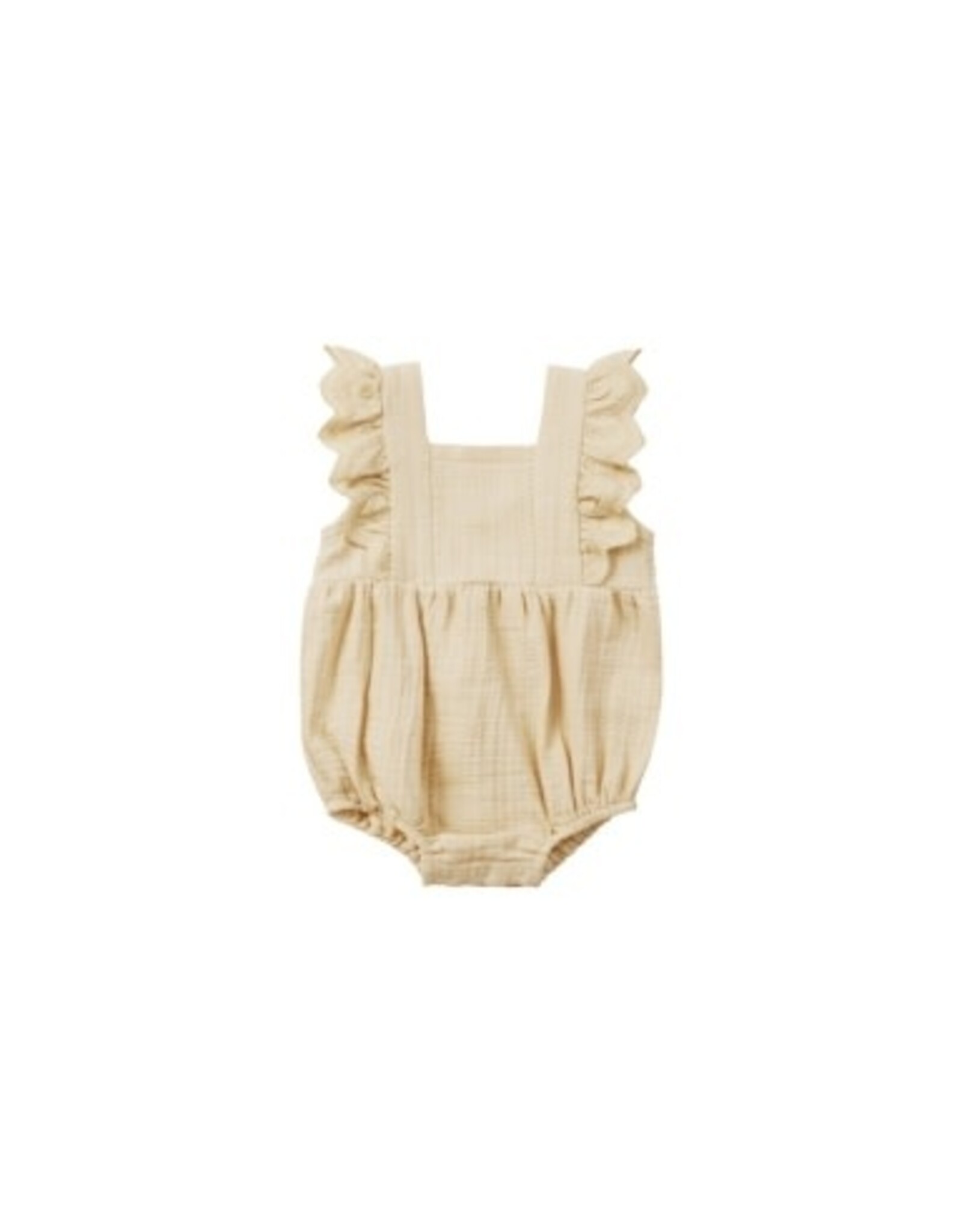 Rylee + Cru Inc. NAOMI ROMPER || LEMON