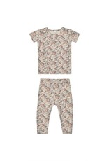 Quincy Mae BAMBOO SHORT SLEEVE PAJAMA SET || BLOOM