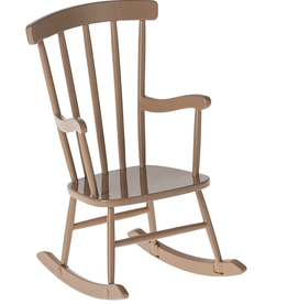 Maileg rocking chair, mouse- dark powder