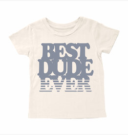 Tiny Whales best dude ever tee- natural