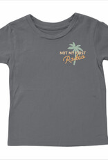 Tiny Whales not my first rodeo tee- black
