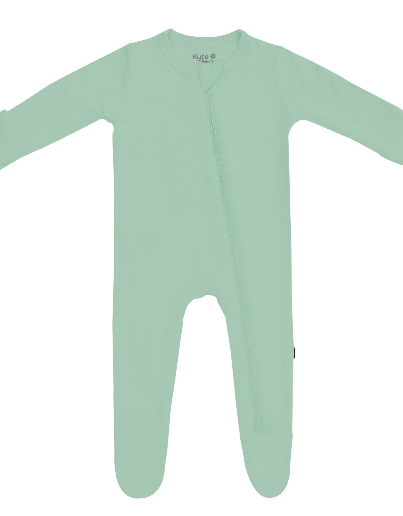 Kyte Baby Zippered Footie - Wasabi Kyte Baby Zippered Footie - Wasabi