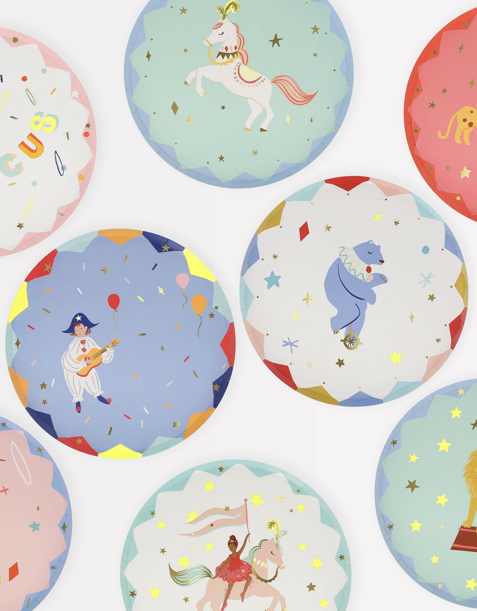 Meri Meri circus side plates