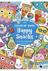 OOLY happy snacks color-in book