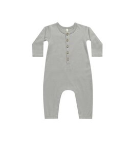 Rylee + Cru Inc. LONG SLEEVE JUMPSUIT || DUSTY BLUE