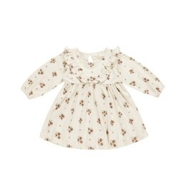 Rylee + Cru Inc. LONG SLEEVE RUFFLE V DRESS || AUTUMN FLORA