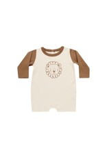 Quincy Mae LONG SLEEVE ROMPER || LION