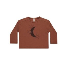 Rylee + Cru Inc. LONG SLEEVE PANELED TEE || MOON