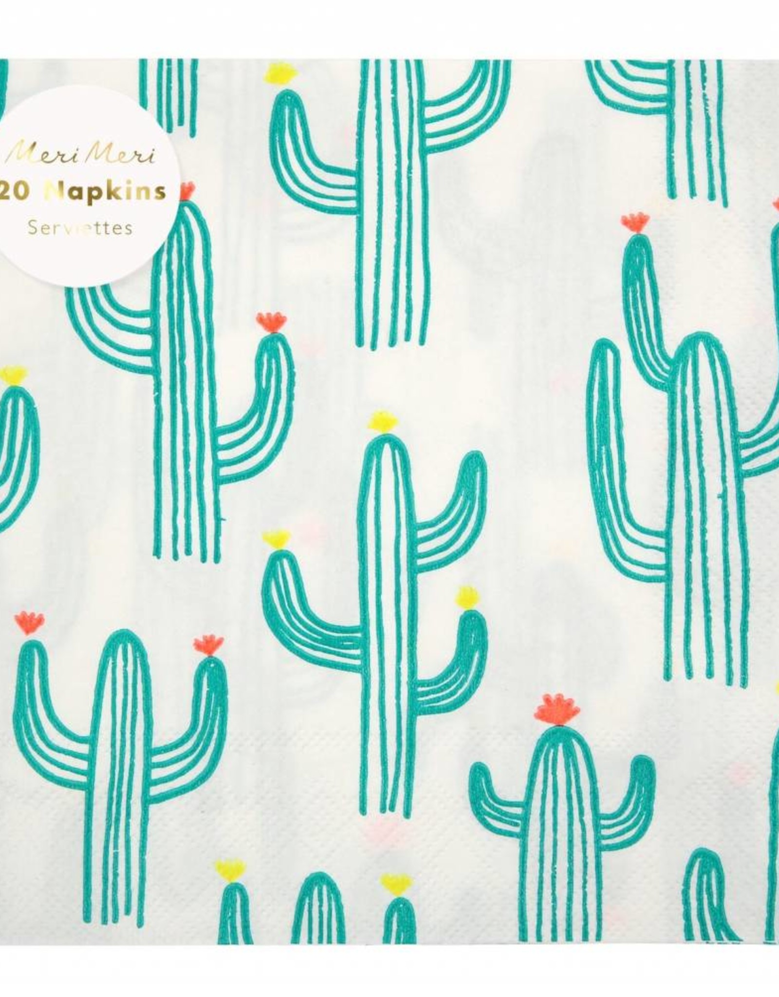 Meri Meri cactus napkins large