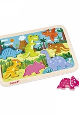 Janod chunky puzzle- dinosaurs