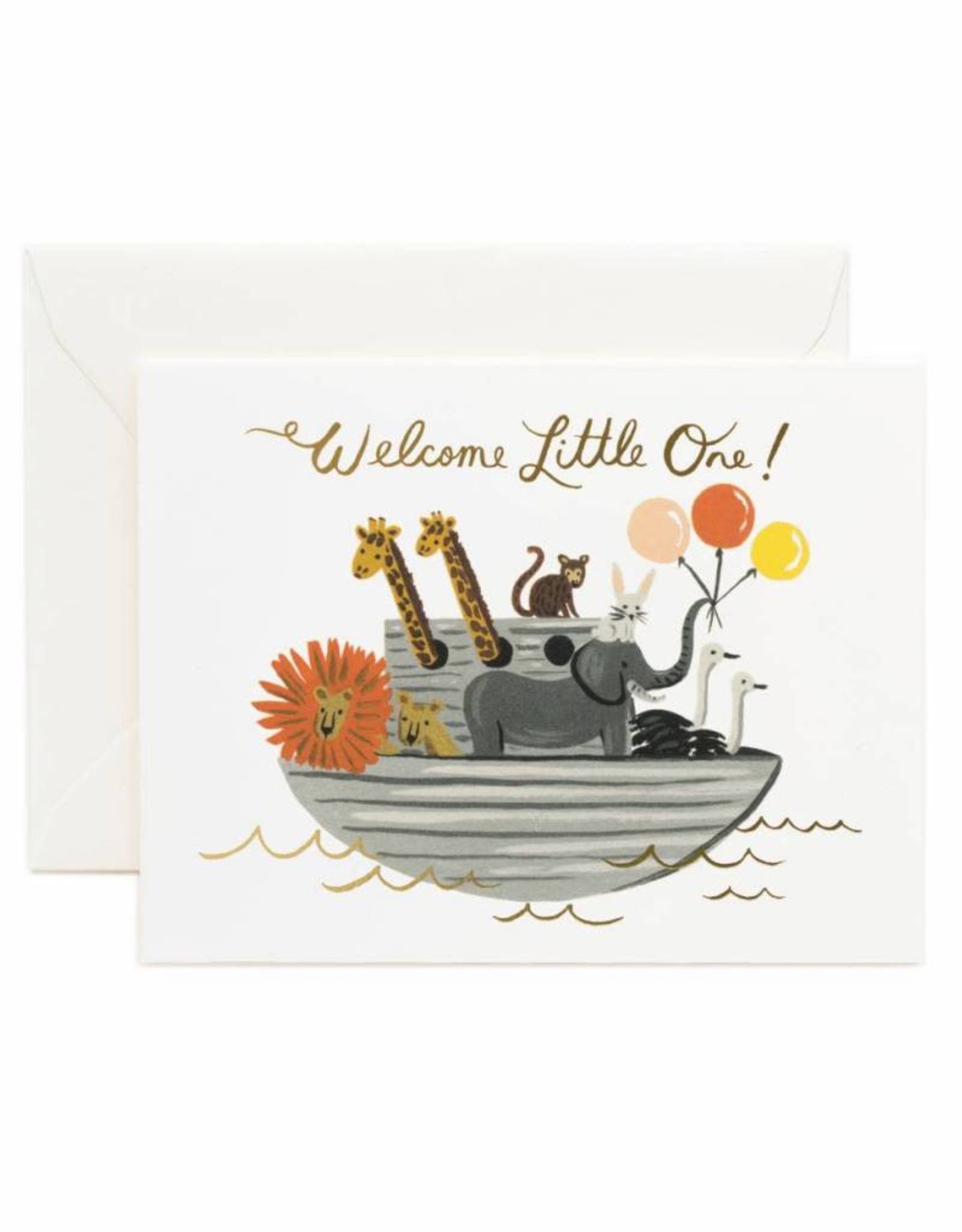 Rifle Paper Co. noah's ark baby card