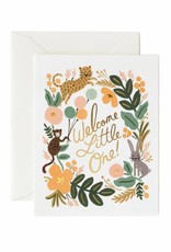 Rifle Paper Co. menagerie baby card