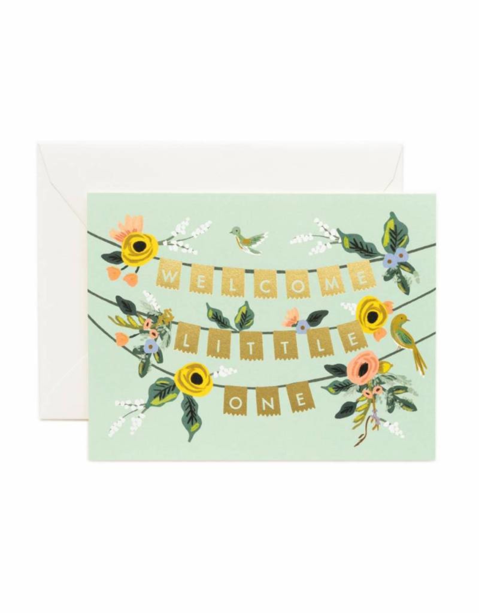 Rifle Paper Co. welcome little one garland card