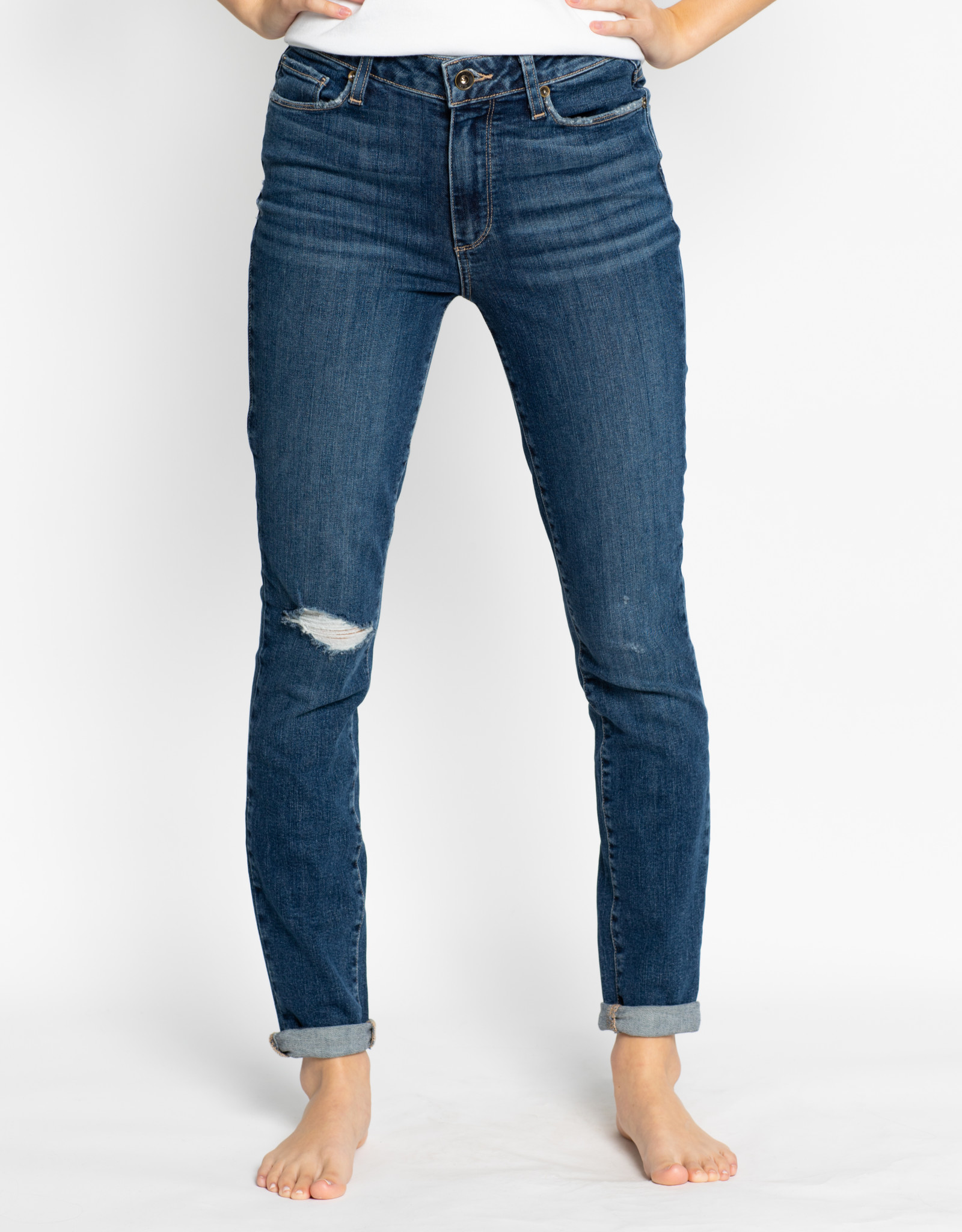 destructed denim