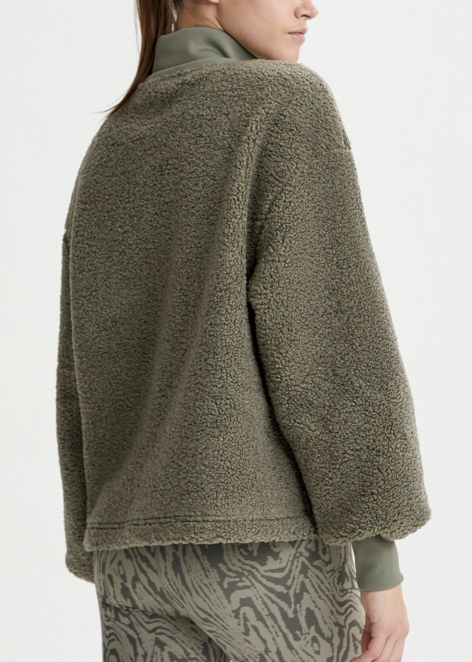 Varley Berea Half Zip Grey