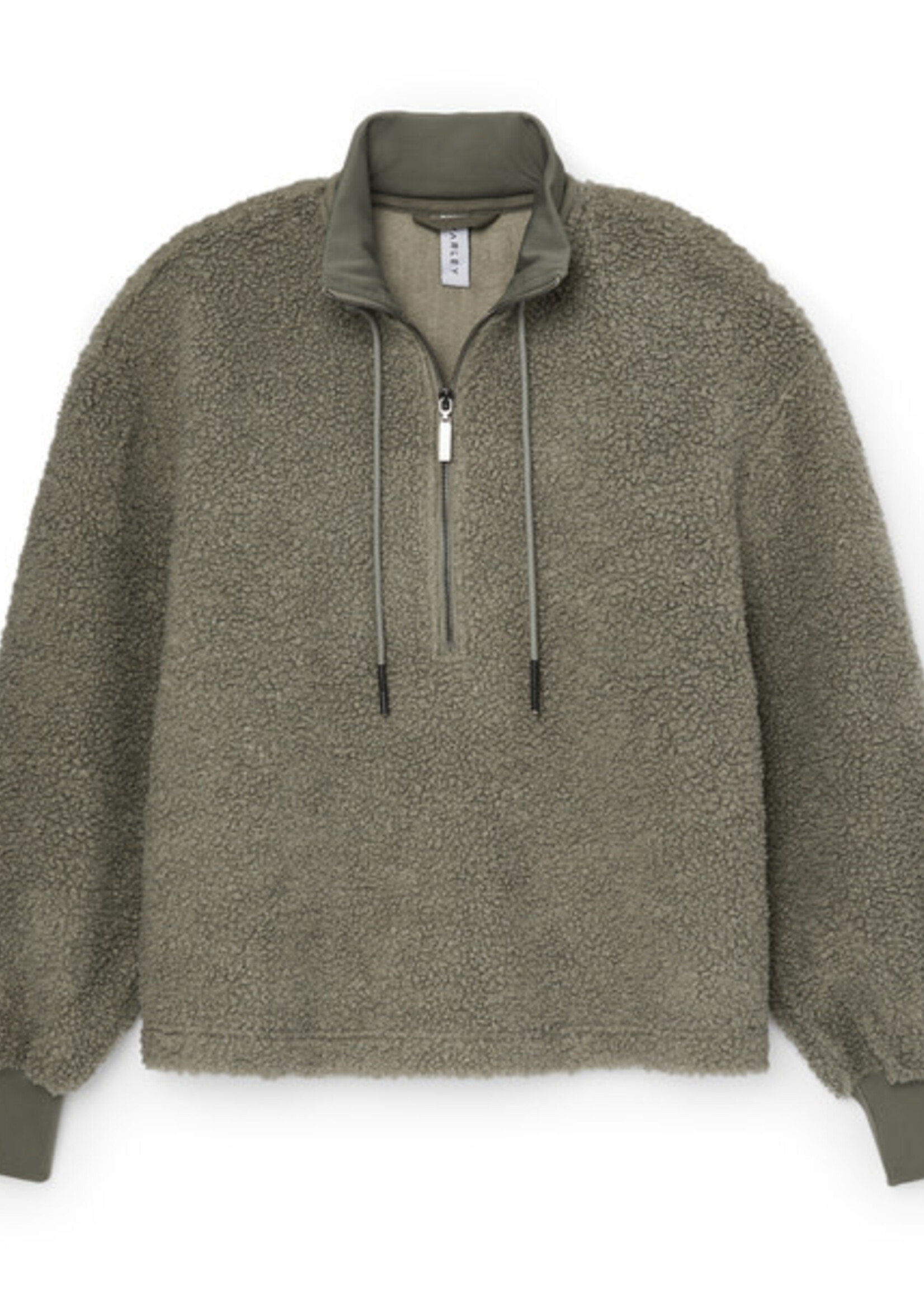 Varley Berea Half Zip Grey