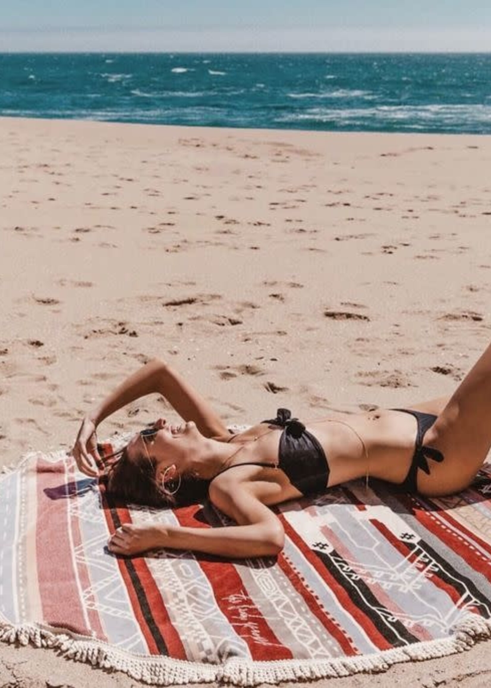 The Beach People Bedouin Roundie Multi Towel