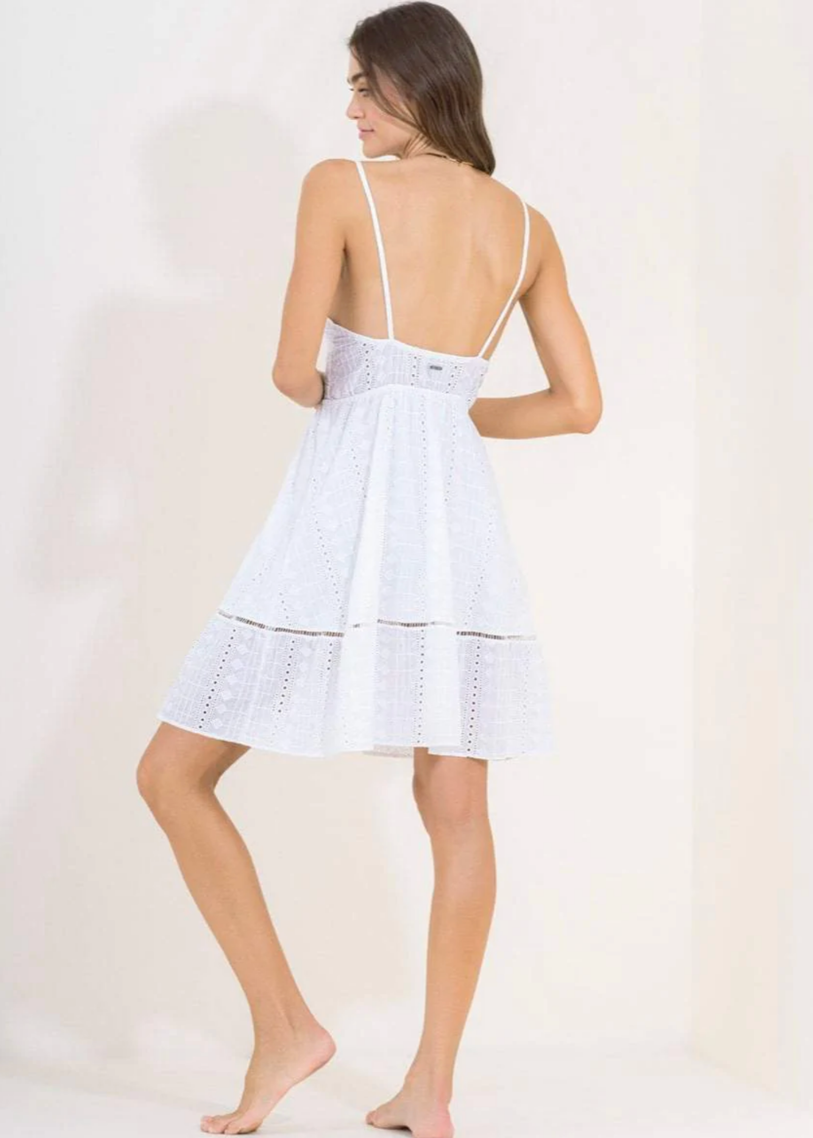 Maaji Short Dress White  Quartz Kamal