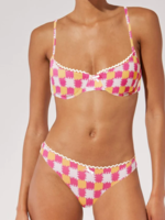 Solid & Striped The Daphne Top	Knit Check Bikini Set