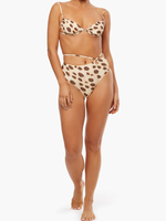 WWW Ruched & Strappy Tie  Bikini Set