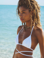 Solid & Striped The Alexia 	Solid Marshmallow Bikini Set
