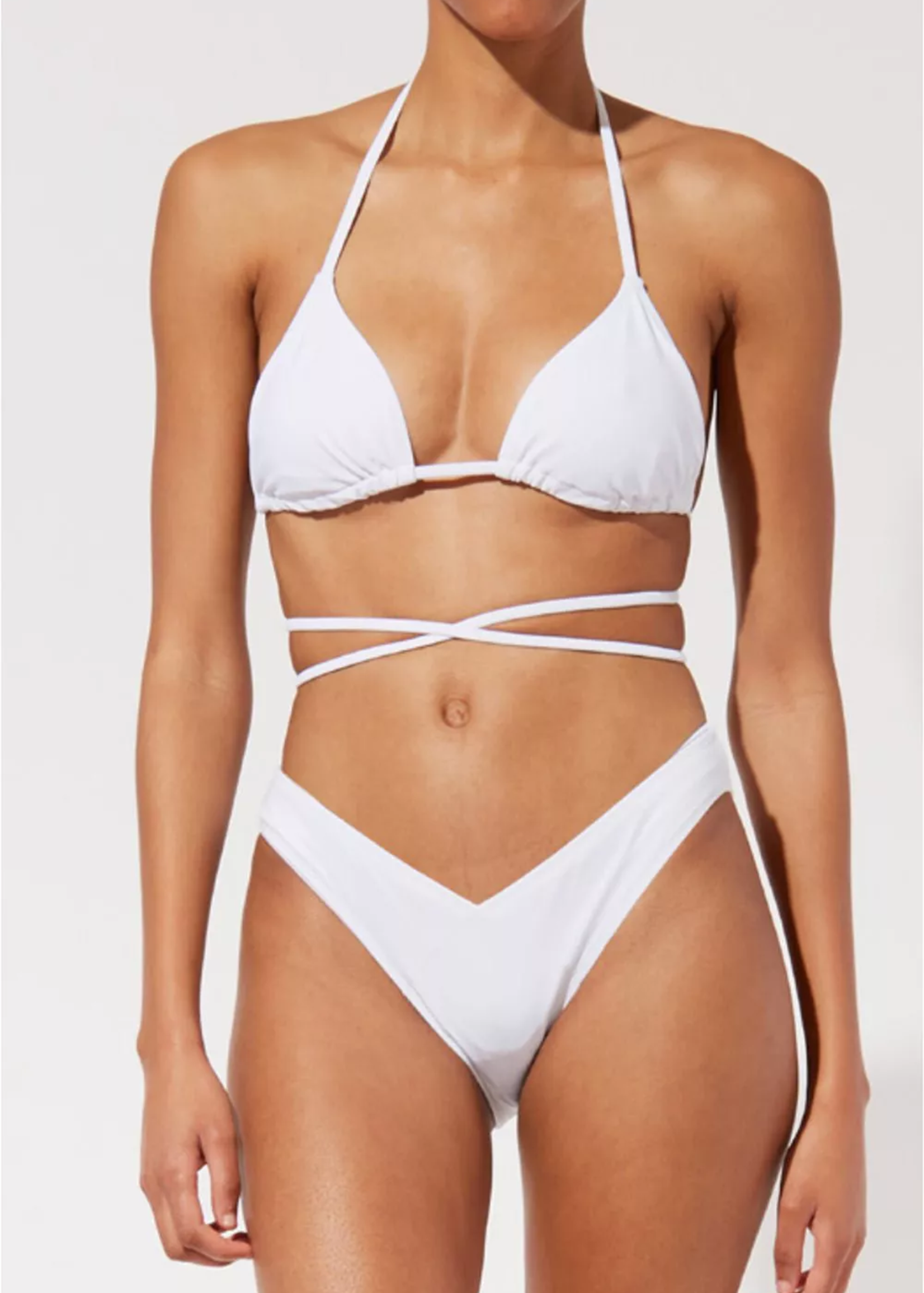 Solid & Striped The Alexia 	Solid Marshmallow Bikini Set