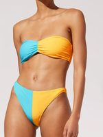 Solid & Striped x free people Tati color block bikini set
