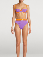 WWW  Balconette  &  Emily  Amethyst/Carrot Bikini Set