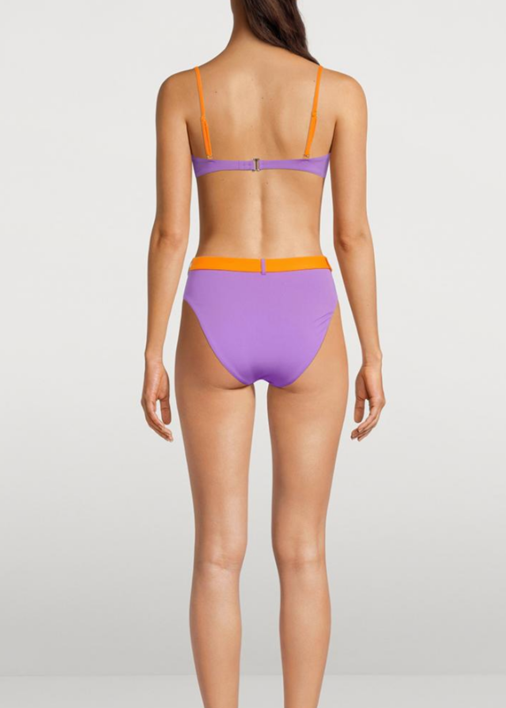 WWW  Balconette  &  Emily  Amethyst/Carrot Bikini Set