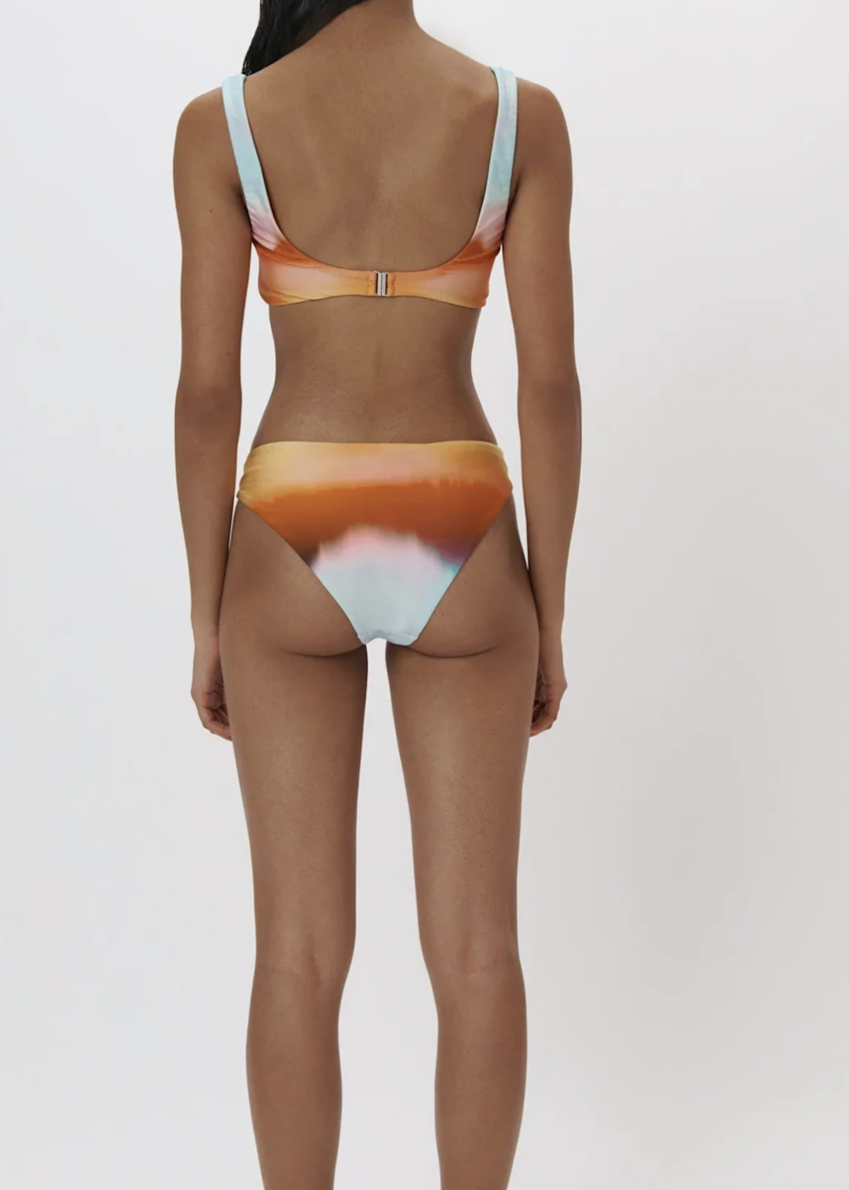 Simkhai Astrid & Francesca Sunset Blur Orchid Bikini Set