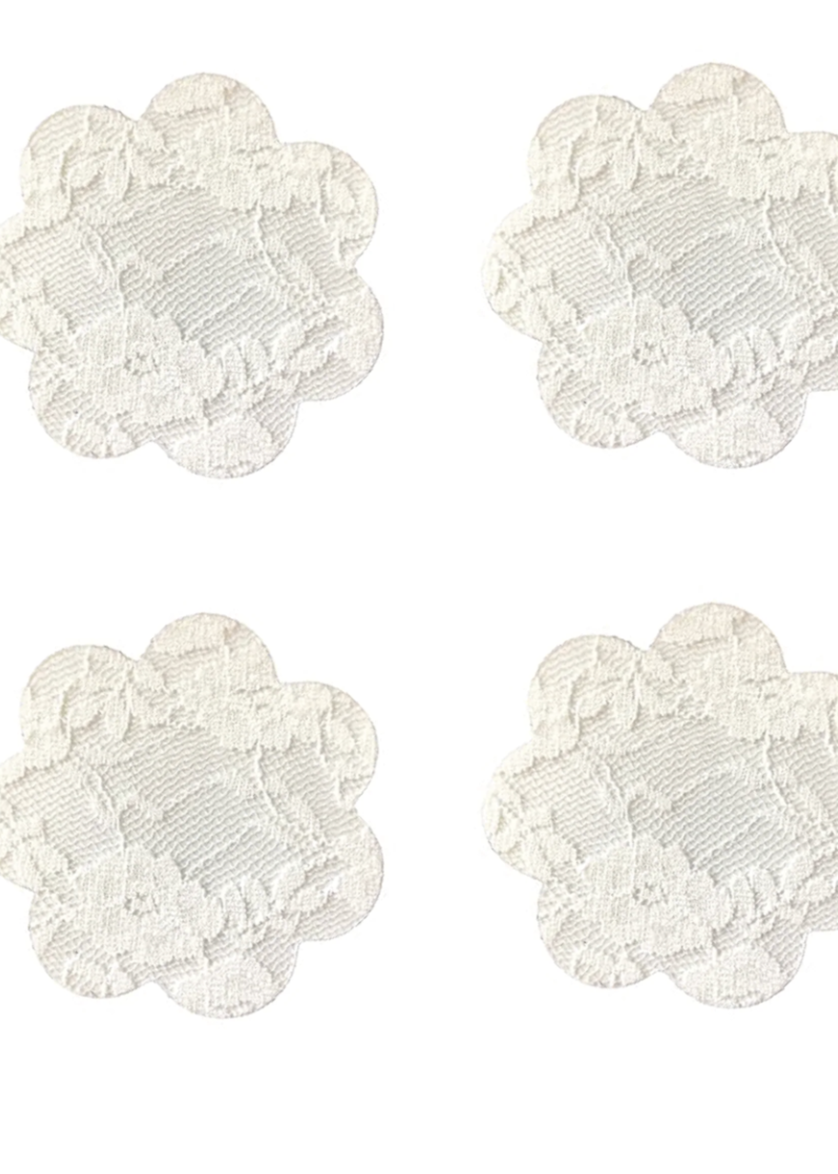 Nipskin Flower-Shaped Lace Stickies - Ivory