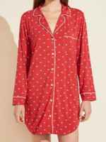 Eberjey Gisele Printed Sleepshirt PH/BO