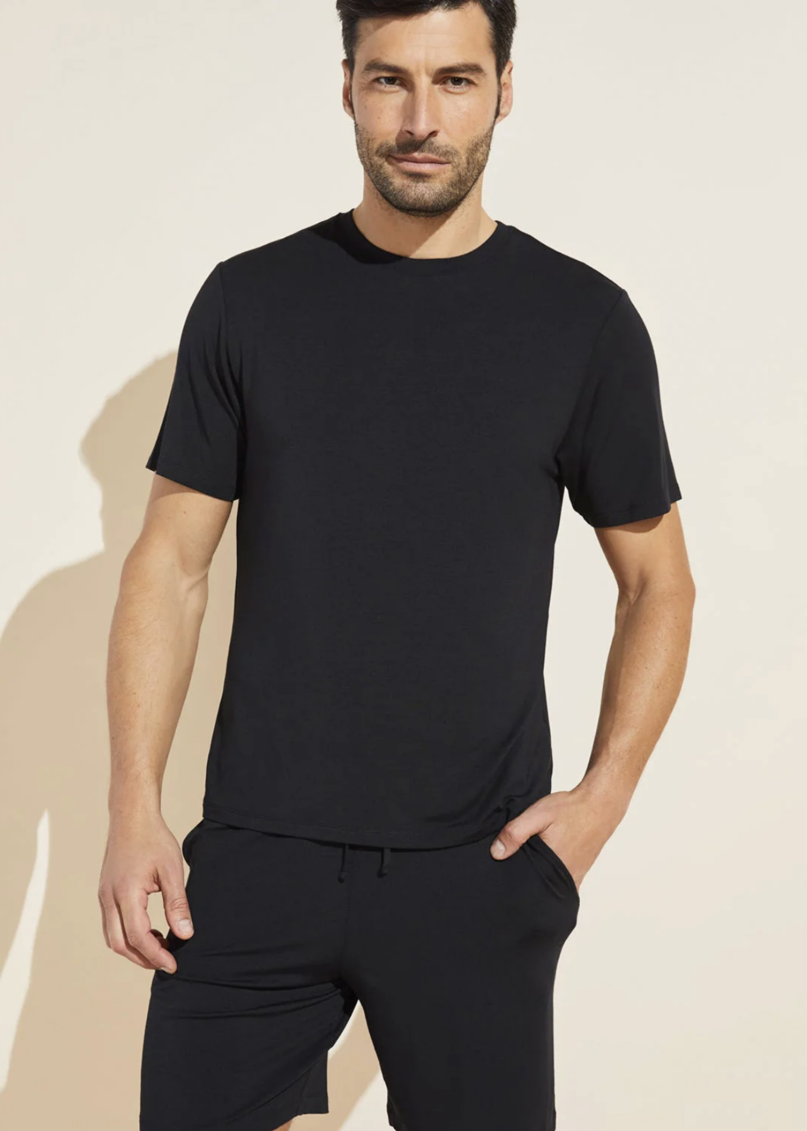 Eberjey Henry Short PJ Set Black