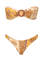 Zimmermann Zimmermann Lucky Bamboo Ring Bikini Mustard