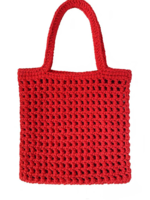 Binge  Knitting Binge Midi Beach Tote Chili Red