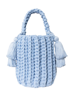 Binge  Knitting Binge Amalfi Bucket Bag Sky Blue