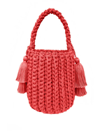 Binge  Knitting Binge Amalfi Bucket Bag Coral
