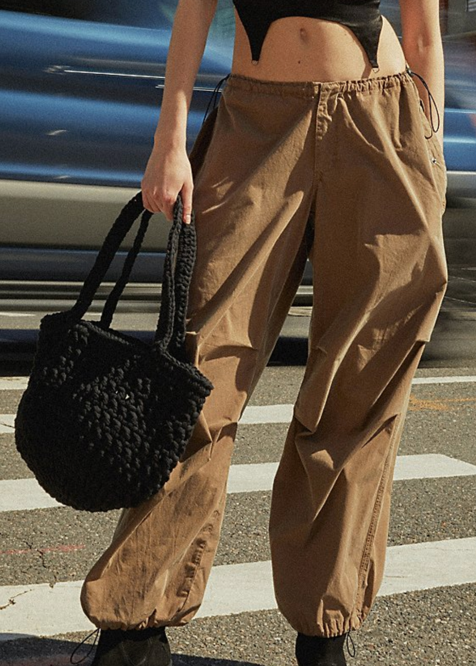 Binge  Knitting Binge Cape Circular Tote Black