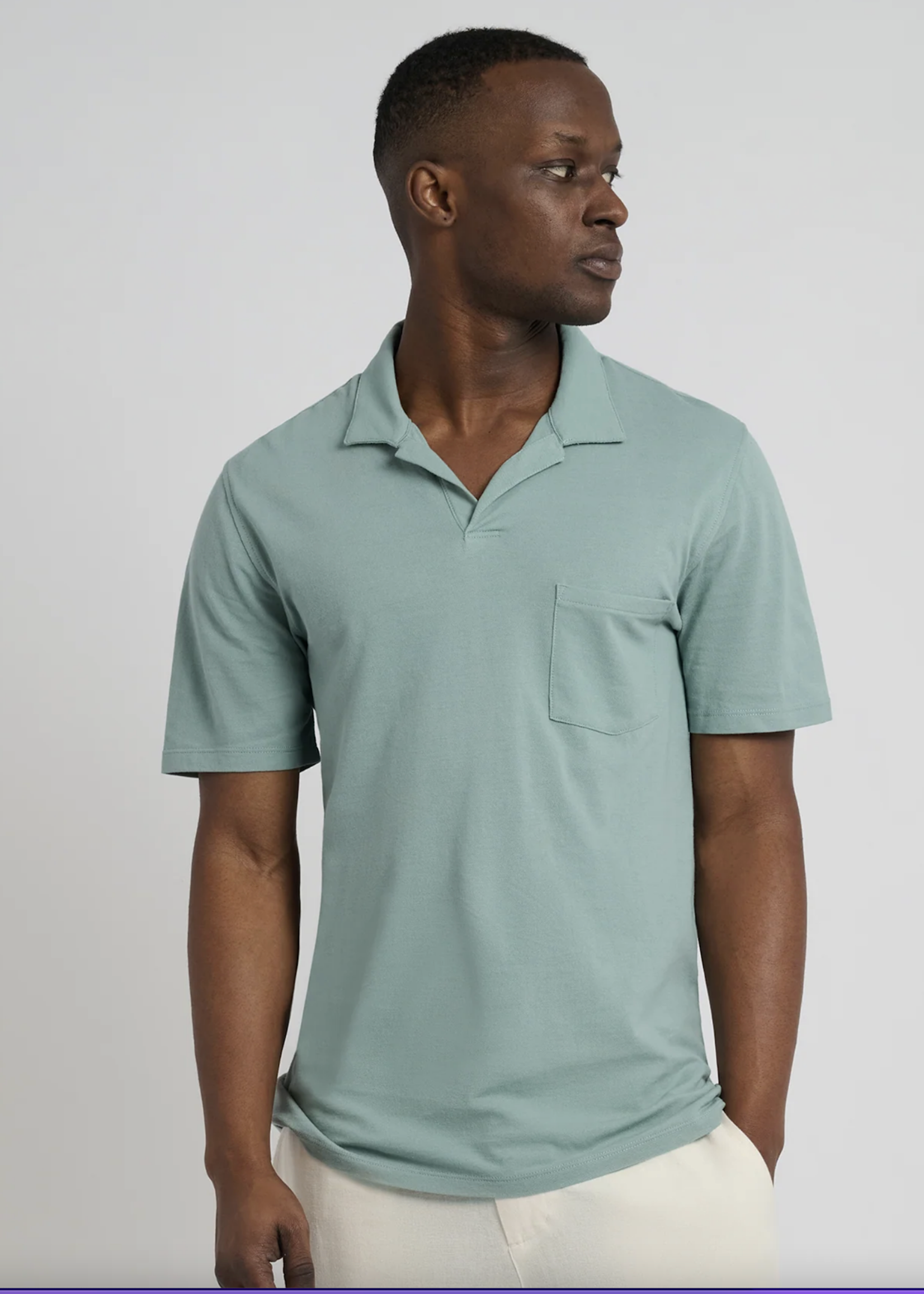Onia Men Johnny Collar Pique Polo