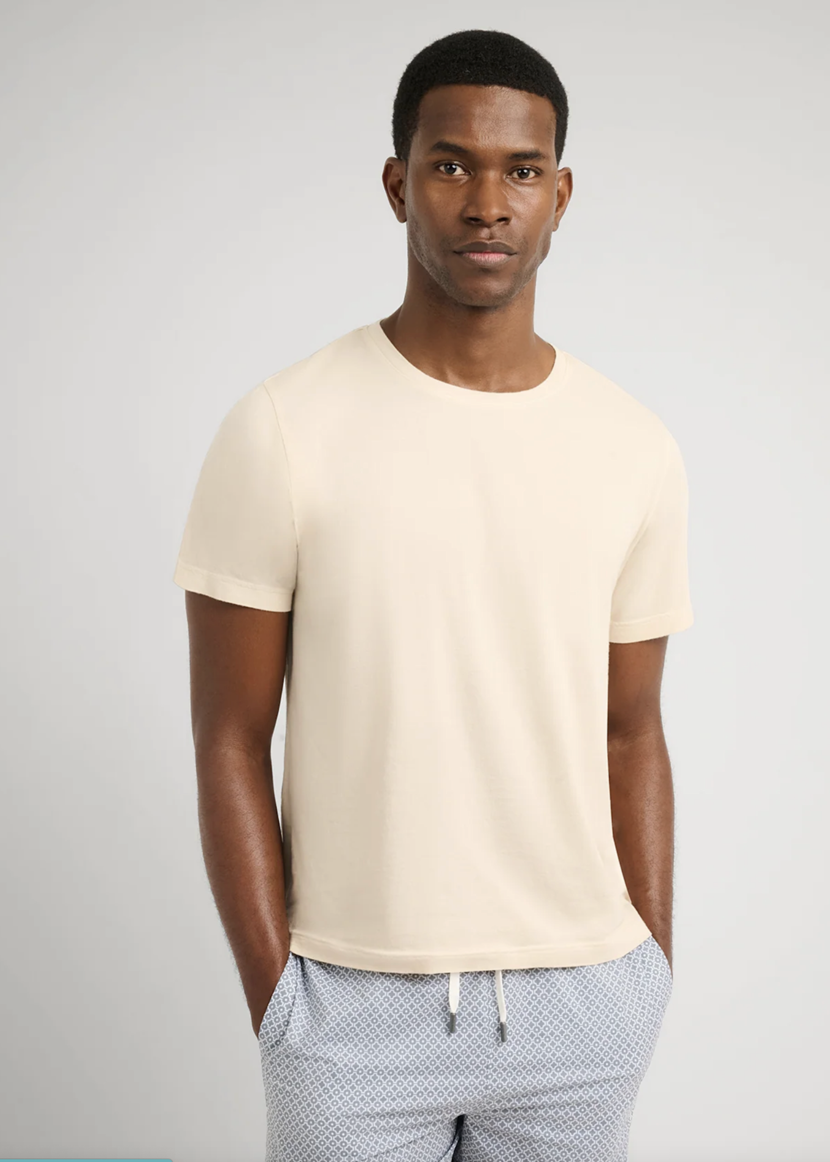 Onia Men Joey Crewneck Tee Oat