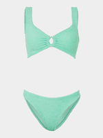 Hunza  G Hunza Julia Bikini Mettalic Mint