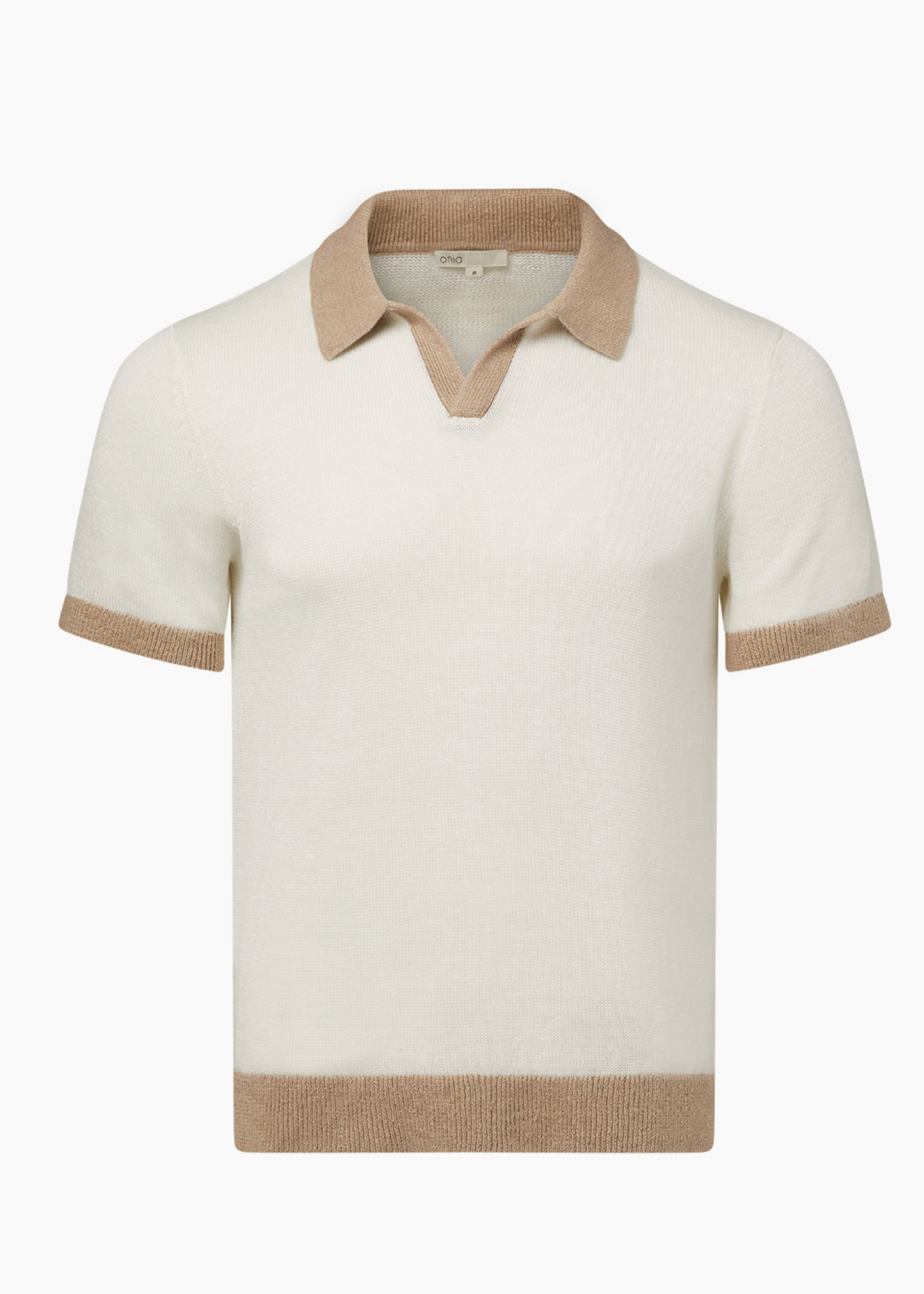 Onia Men Linen Johnny Polo Sweater