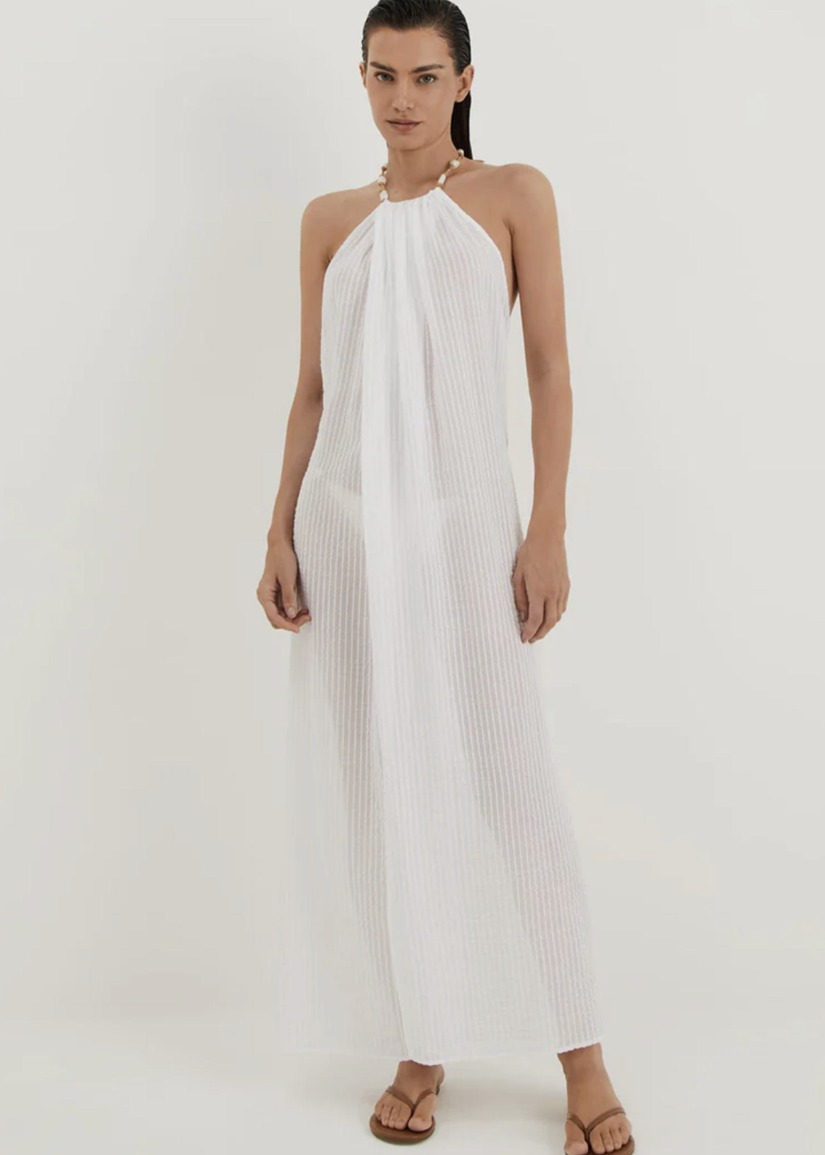 VIX Vix Cloe Long Cover Up White